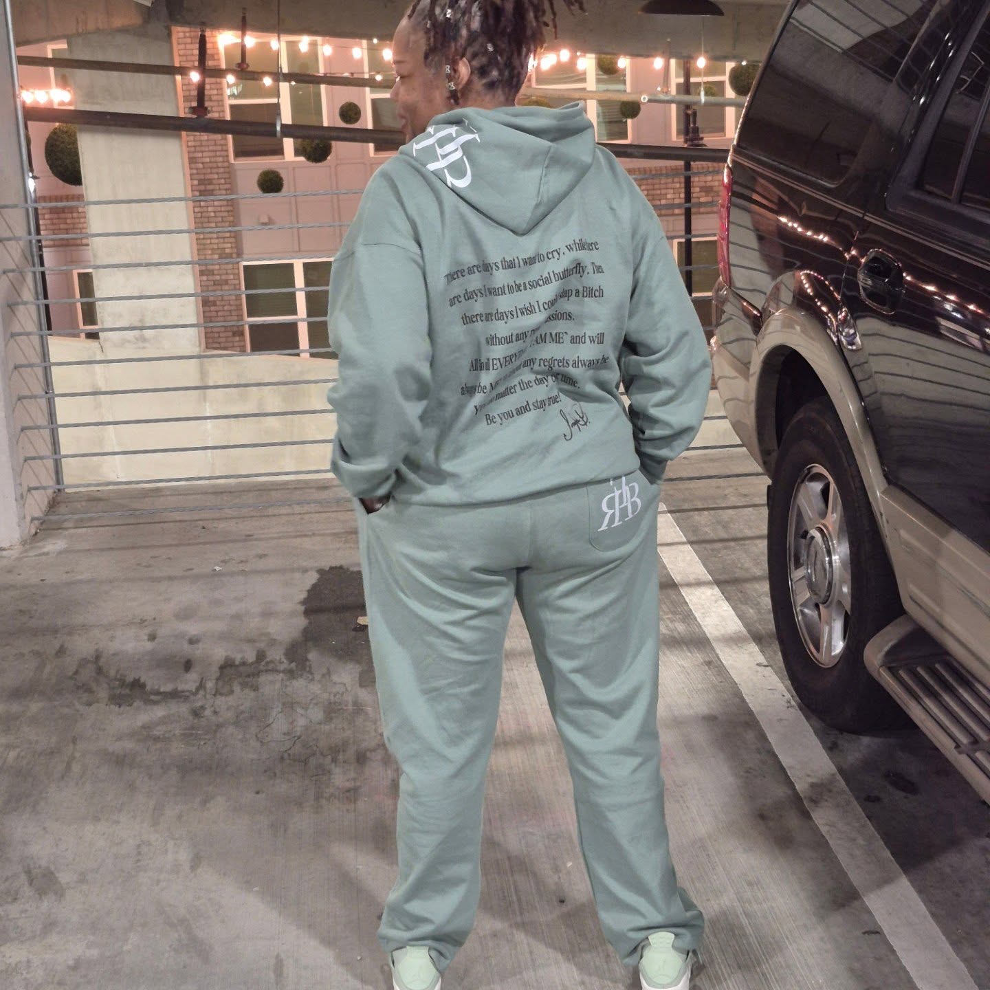 2pc Anti-Socially-Impaired Heavy Weight Boyfriend Hoodie Set